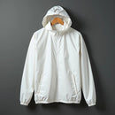 Jaqueta Masculina Corta Vento Forrada com Capuz e Zíper