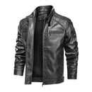 Jaqueta Masculina de Couro Slim