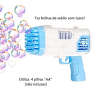 Bazuca De Bolha De Sabão Automática Verão Diversão Brinquedo