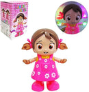 Brinquedo Boneca Dançarina Musical Canta Dança E Acende Luz