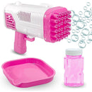 Bazuca De Bolha De Sabão Automática Verão Diversão Brinquedo