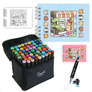 Kit de canetinhas + Caderno Bobbie Goods Canetas com ponta dupla